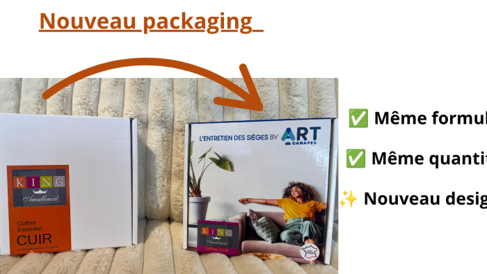 Coffret entretien cuir soft de la marque ART Canapés King Ameublement Coffret entretien cuir soft de la marque ART Canapés King Ameublement