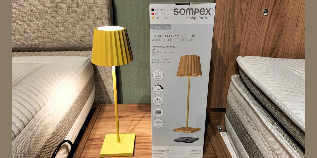 Lampe Troll Sompex jaune