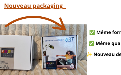 Coffret nettoyage textile et microfibre de la marque ART