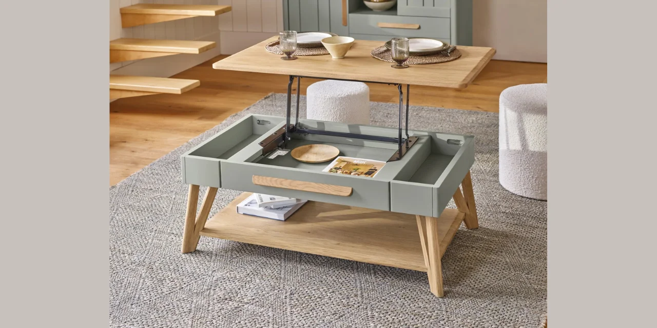 Table basse dînette Collection Alva des Ateliers de Langres, made in France