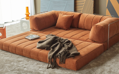 canapé Cozypad en version chaise longue ou couchage